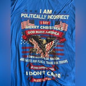 🩷Blue Patriotic Graphic Tee